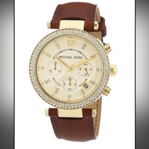 Michael Kors Women's Parker Gold-Tone Watch MK2249
